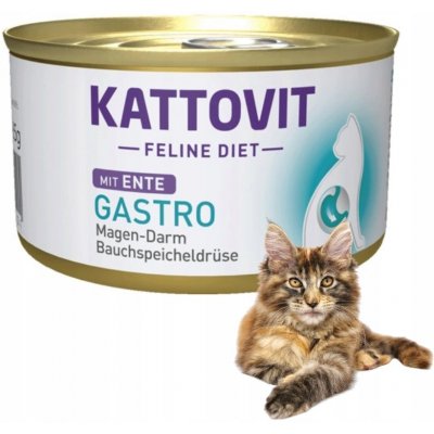 Kattovit Feline Diet Gastro s kachnou 85 g – Hledejceny.cz