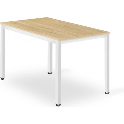 Textilomanie Bílý jídelní stůl TESSA 120 x 60 cm – Sleviste.cz