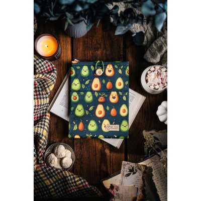 Látkový obal na knihy booksleeve Avokádo – Sleviste.cz