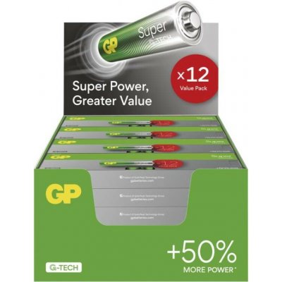 Alkalická baterie GP Super AA (LR6), 288 ks, display box | Zboží Auto