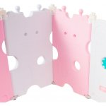 Aga4Kids plastová ohrádka 118x150x64 cm Růžová – Hledejceny.cz