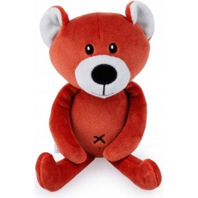 BalibaZoo dětská plyšová hračka/mazlíček Medvídek 19 cm cihlový