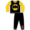 Dětské pyžamo a košilka TDP Textilex chlapecké pyžamo Batman černá žlutá