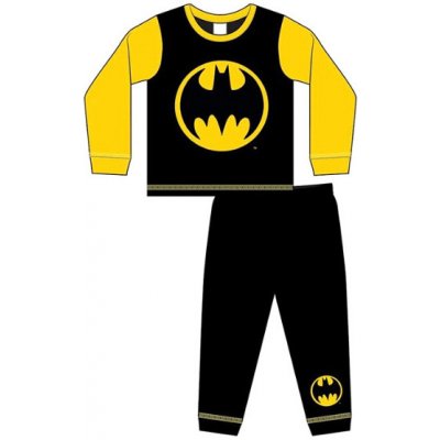 TDP Textilex chlapecké pyžamo Batman černá žlutá – Zboží Mobilmania