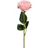 Květina Růže světle růžová balení 5 ks, 50 cm