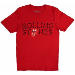 Rolling Stones tričko Hackney Diamonds Shard Logo Red