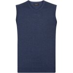 vesta s výstřihem do V modrá – Zboží Dáma