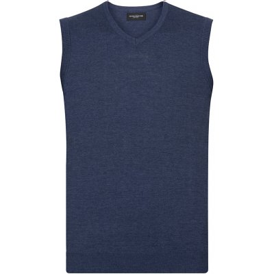 vesta s výstřihem do V modrá – Zboží Dáma