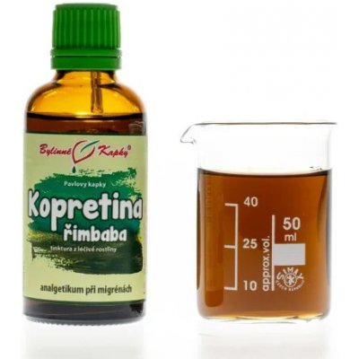 Bylinné kapky Pavlovy kapky Kopretina řimbaba tinktura 50 ml – Hledejceny.cz