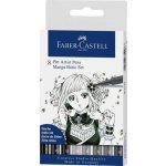 Faber-Castell 167107 Pitt Artist Pen Manga 8 kusů Manga Basic – Hledejceny.cz