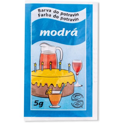 Aroco Potravinářská barva prášková Modrá 5 g – Zboží Dáma