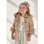 Mayoral kabát s knoflíky a mašlemi karamelový – Sleviste.cz