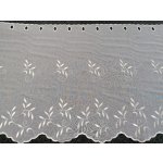 Záclona na vitrážku - vyšívaná W/27062 60 cm – Hledejceny.cz