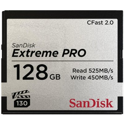 SanDisk Extreme Pro CFAST 2.0 128 GB 525 MB/s – Zbozi.Blesk.cz