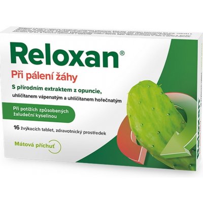 RELOXAN Mint žvýkací tablety s příchutí máty 48 tablet – Hledejceny.cz