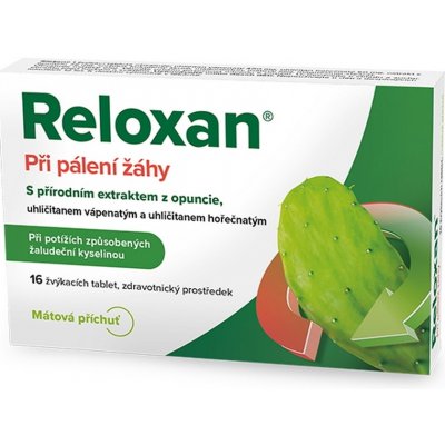 RELOXAN Mint žvýkací tablety s příchutí máty 48 tablet