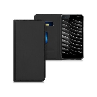 Pouzdro Kwmobile Flipové Nokia 2 černé – Zboží Mobilmania