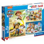 Clementoni Dětské Paw Patrol 25209 3 x 48 dílků – Sleviste.cz