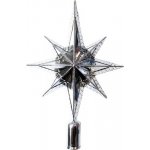 SEIZIS Špička na vánoční stromek stříbrná hvězda – Hledejceny.cz