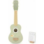 VIGA POLARB DŘEVĚNÁ KYTARA ZELENÁ UKULELE AKUSTICKÉ NOTY VÝUKA HRY – Zboží Dáma