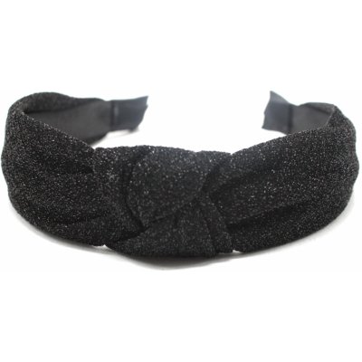 Třpytivá čelenka s uzlem zlatá – Zboží Dáma