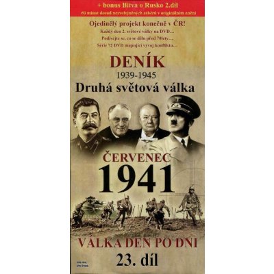 Deník 2. světové války - červenec 1941 DVD – Zbozi.Blesk.cz