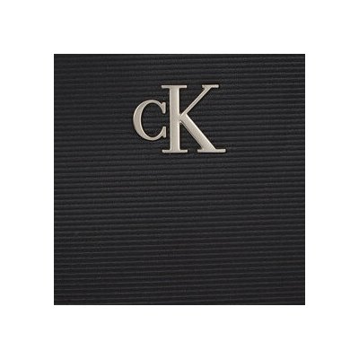 Calvin Klein Jeans kabelka Minimal Monogram Slim Tote34 T K60K611213 Black BDS