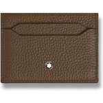 Montblanc Pouzdro na kreditní karty Grain 5 cc, hnědé – Sleviste.cz
