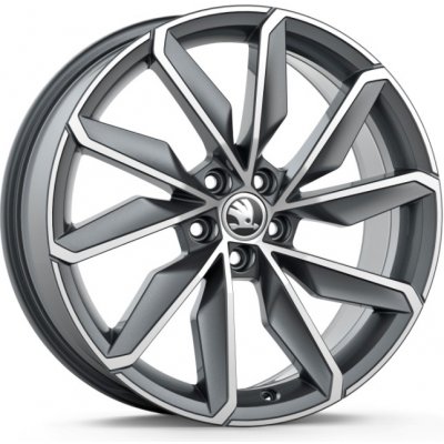 Škoda BLADE 7x18 5x100 ET39 anthracite – Hledejceny.cz