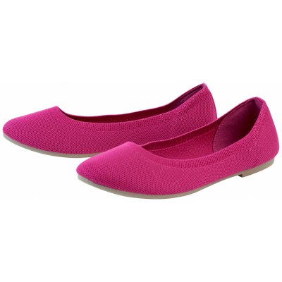 esmara dámské skládací baleríny růžová – Zboží Dáma