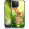 Pouzdro a kryt na mobilní telefon Apple Pouzdro Head Case Apple iPhone 15 Pro Max DIVOČINA – KRÁLÍČEK