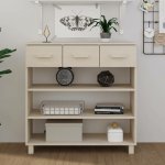 vidaXL Konzolový stolek HAMAR medově hnědý 90x35x90cm masivní borovice 11461.340464 – Sleviste.cz