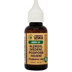 Dokonalá láska LÁSKA 23 Alergie, hojení, svědění, podpůrný olej 30 ml