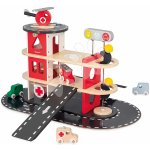 Janod Dřevěná požární stanice Bolid – Zboží Mobilmania