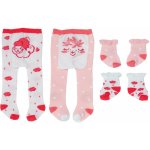 Zapf Creation Baby Annabell Punčocháče a ponožky 43 cm růžové/obláčky – Sleviste.cz