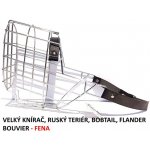 Mr. Rozchov Náhubek kovový Velký knírač Ruský teriér Bobtail Flander bouvier fena – Hledejceny.cz