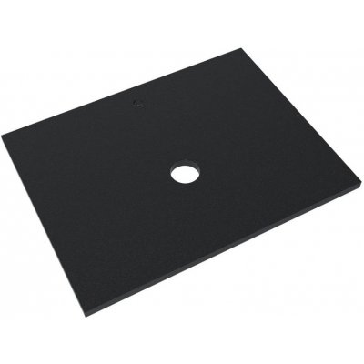 Naturel 100 x 2 x 46 cm Absolut black lesk KDESKAZ100 – Zboží Dáma