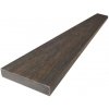 Příslušenství k plotu Dřevoplus WPC dřevoplastové plotovky Profi rovné 15x80x1000 - Walnut (ořech)