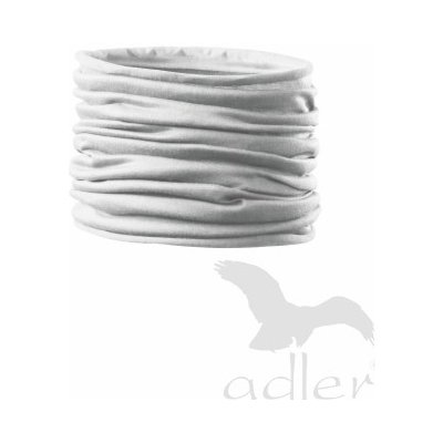 Malfini Trendový tubulární šátek Twister bílý – Zboží Mobilmania