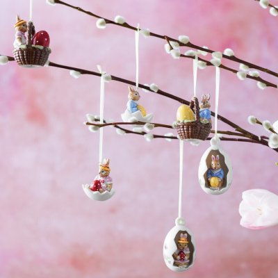 Villeroy & Boch Bunny Tales velikonoční závěsná dekorace, zaječice Anna v košíčku – Zboží Dáma