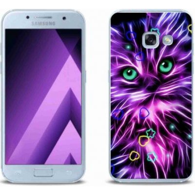 Pouzdro mmCase Gelové Samsung Galaxy A3 2017 - abstraktní kočka