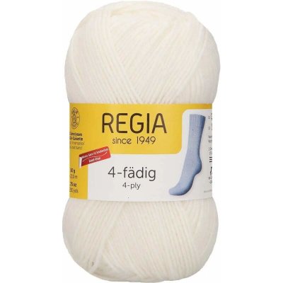 Regia 4-Ply Uni 2080 Optická bílá 210m/50g – Hledejceny.cz