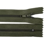 Spirálový zip šířka 3 mm délka 20 cm autolock Barva: 327 zelená olivová – Hledejceny.cz