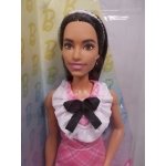 Barbie Modelka 209 růžové kostkované šaty – Zboží Dáma