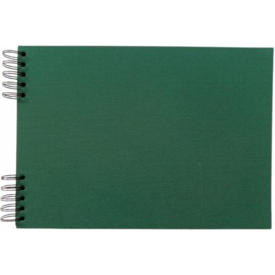 Scrap delux Album Delux khaki A4 ležící černé listy – Zboží Dáma