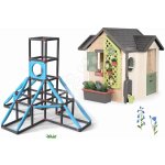 Smoby Set domeček pro zahradníka a 4patrová prolézačka Giant Kraxxl Garden House – Sleviste.cz