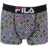 Boxerky, trenky, slipy Fila Underwear Man Boxer 1P Bílý, Vícebarevný