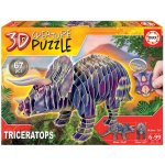 Educa 3D puzzle dinosaurus Triceratops 67 ks – Hledejceny.cz