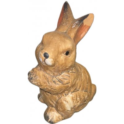 Keramická dekorace - figurka ve tvaru zvířátka 9 cm Varianta: Stojící zajíc – Zboží Dáma