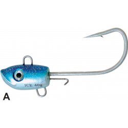 ICE FISH JIG SEA modro-stříbrný Big-Game vel.14 230g